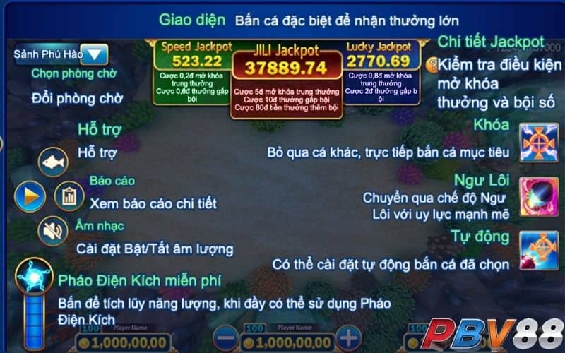 Hướng dẫn tham gia săn cá Jackpot tại PBV88 cực kì đơn giản