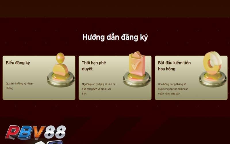 Hướng dẫn đăng lý làm đại lý PBV88 cực đơn giản Hướng dẫn đăng lý làm đại lý PBV88 cực đơn giản